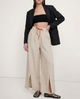 Lucia | Women's Wide Leg Pants with Elastic Waist Drawstring