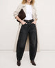 Arabella | Women's Mid Waist Wide Leg Jeans with Ankle Length