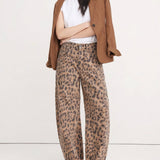 Arabella | Women's Mid Waist Wide Leg Jeans with Ankle Length