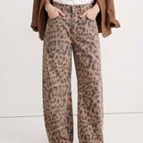 Arabella | Women's Mid Waist Wide Leg Jeans with Ankle Length