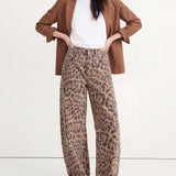 Arabella | Women's Mid Waist Wide Leg Jeans with Ankle Length