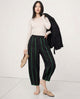 Haven | Women's Linen Pants with Contrast Stripe Detail