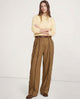 Haven | Women's Linen Pants with Contrast Stripe Detail