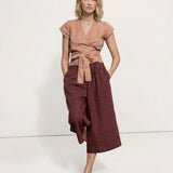 Sylvie | Women's Linen Pants with Elastic Waistband