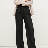 Thea | Women's Linen Pants with Elastic Waist Drawstring