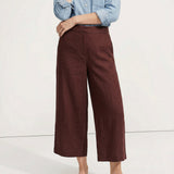 Sylvie | Women's Linen Pants with Elastic Waistband
