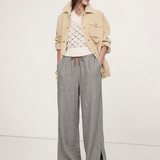 Lucia | Women's Wide Leg Pants with Elastic Waist Drawstring