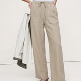 Marina | Women's Pants with Drawstring Waistband and Wide Legs