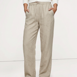 Marina | Women's Pants with Drawstring Waistband and Wide Legs
