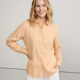 Nova | Women Shirt With Ramie Blend V Neck