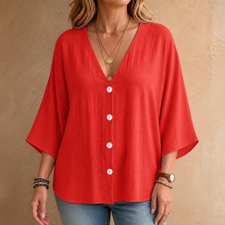 Wrenlow – Crinkle Ice Silk Open-Front Cardigan