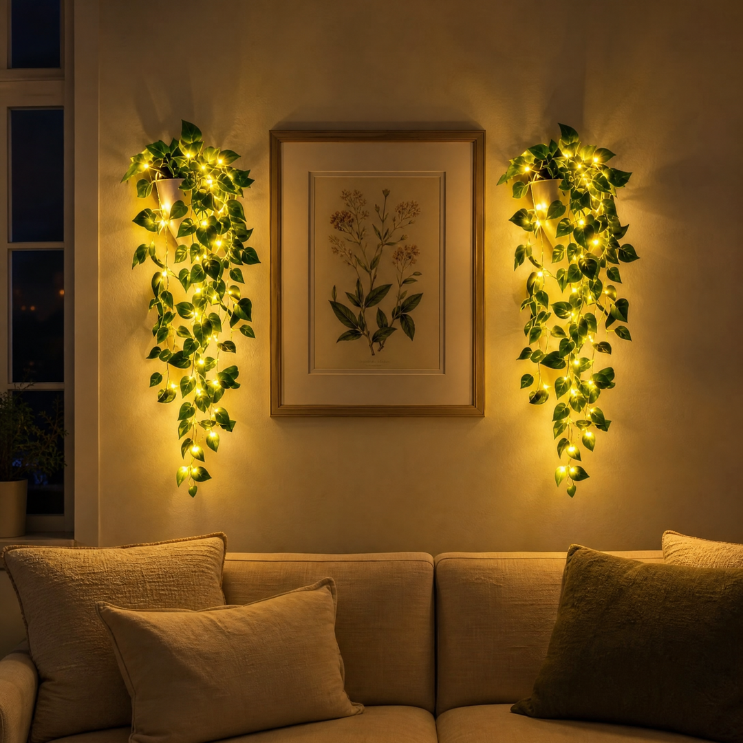 Verdant Vine – Glowing Hanging Vine Light
