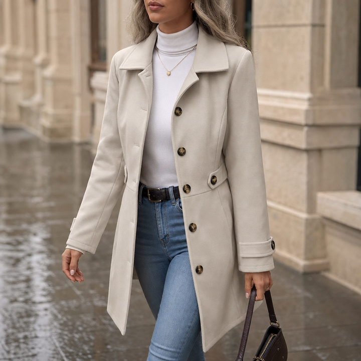 Vestalle – Belted Tailored Blend Trench Coat