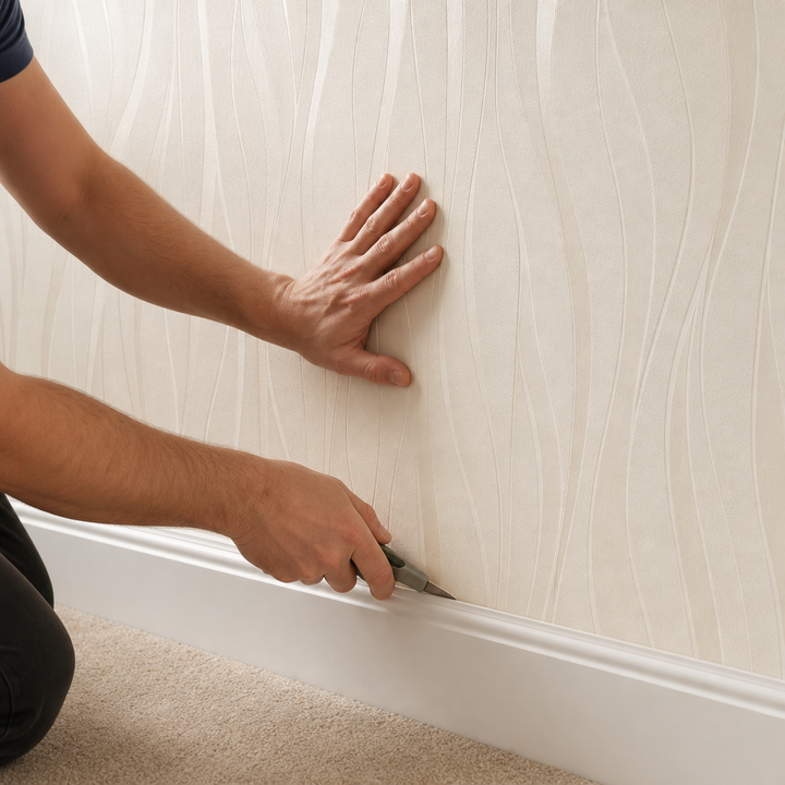 Wallura – Embossed 3D Stripe Peel-And-Stick Wallpaper