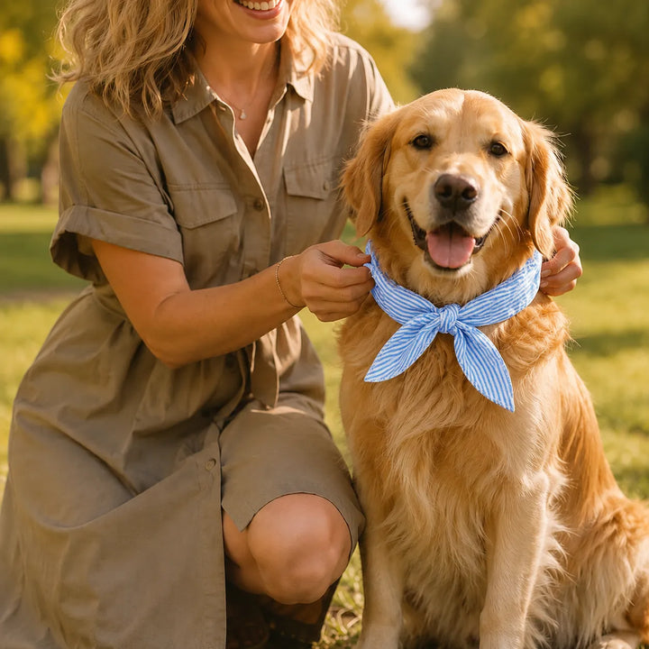 Coolpup – Reusable Cooling Bandana for Dogs, No-Freezer Summer Neck Wrap (2Pcs)