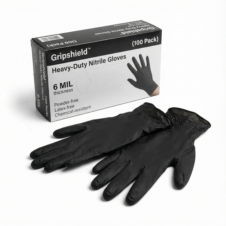Gripshield - Heavy duty nitrile gloves (100 pack)
