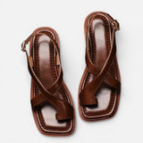 Laricci | Women’s Cross-Strap Leather Sandals