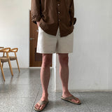 Elliot | Men's Shorts with Linen and Straight-Leg