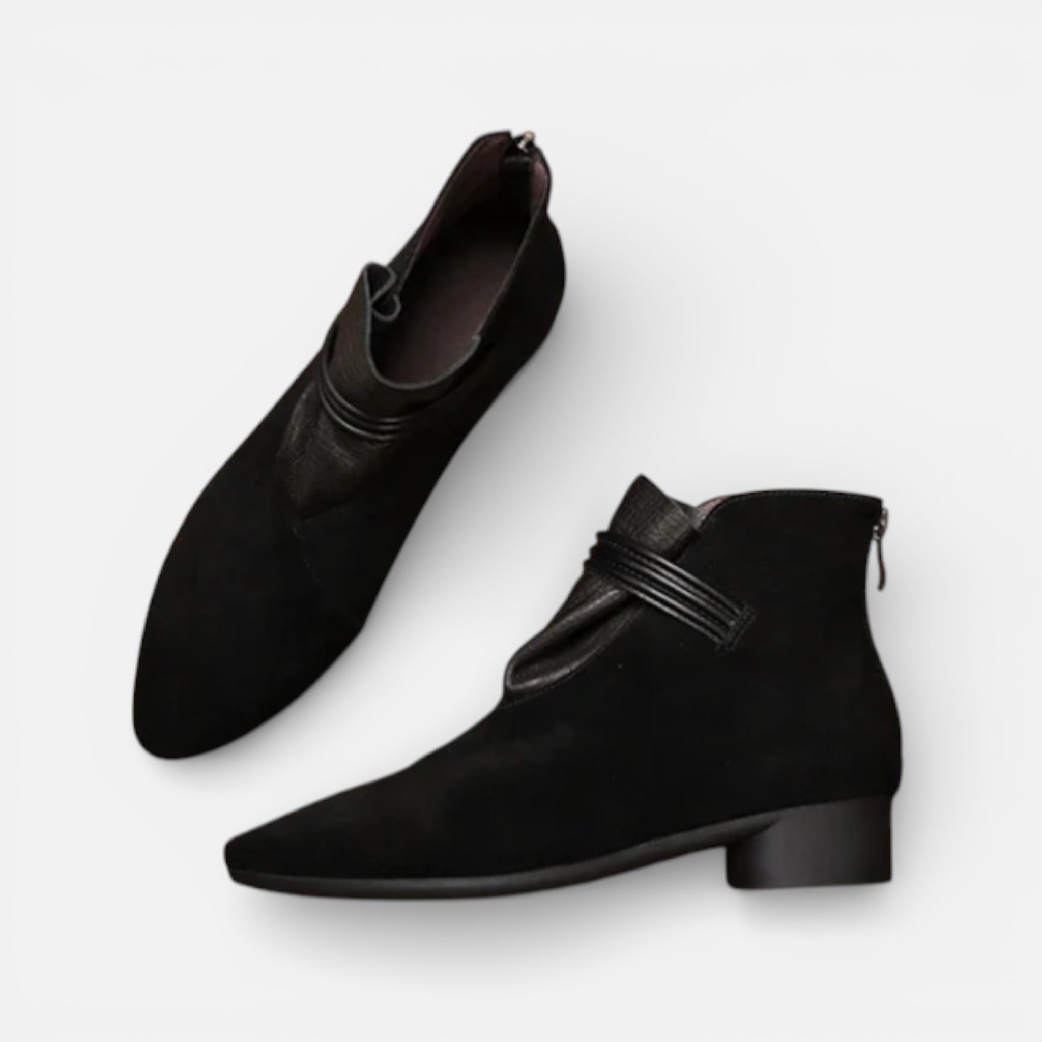 Women’s Italian Crest Suede Boots