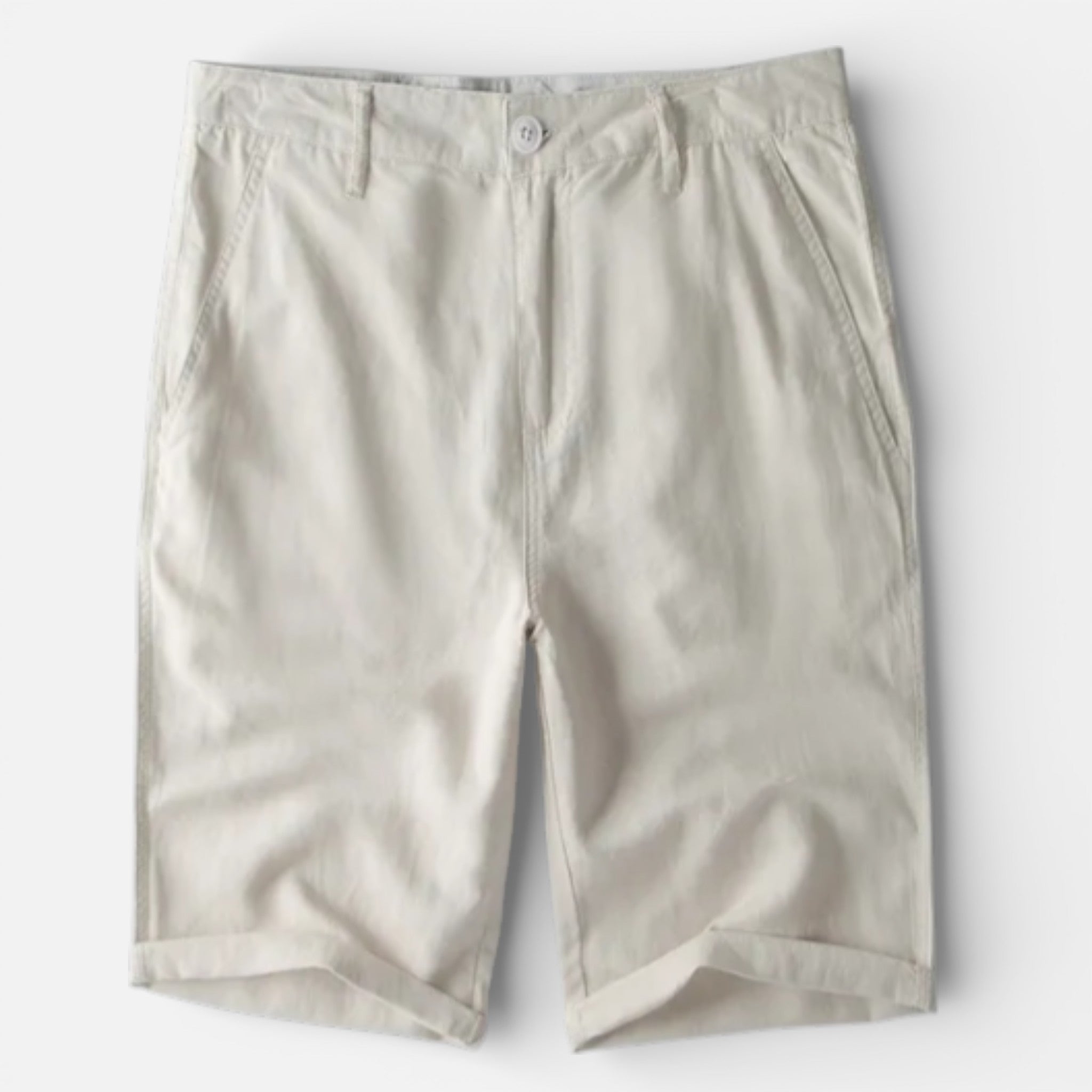 Men’s Cotton Linen Beach Shorts