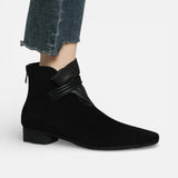 Laricci | Women’s Italian Crest Suede Boots