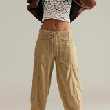 Madison | Women's Loose Fit Denim Pants with Pull-On Waist