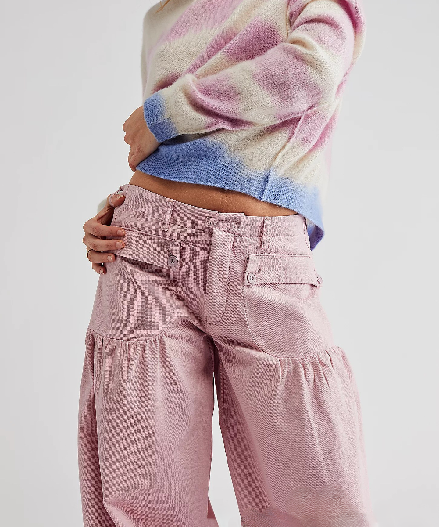 Roxy | Women's Wide Leg Denim Jeans with Low Waist
