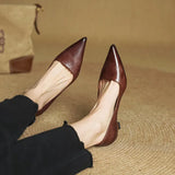 Ashton | Women’s Leather Heels with Pointed-Toe and Stiletto