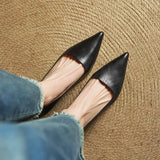 Ashton | Women’s Leather Heels with Pointed-Toe and Stiletto