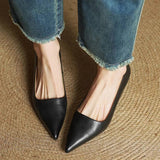 Ashton | Women’s Leather Heels with Pointed-Toe and Stiletto