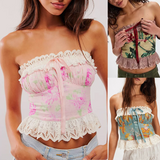 Maribel | Women Top With Smocked Corset Fit