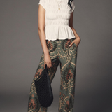 Rita | Women Top With Ruched Peplum Design