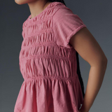 Rita | Women Top With Ruched Peplum Design