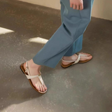 Delaney | Women's Buckle Strap Sandals Cushioned Footbed Adjustable Ankle Strap