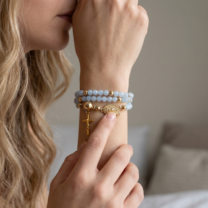 Aveluna – Handmade Rosary Bracelet