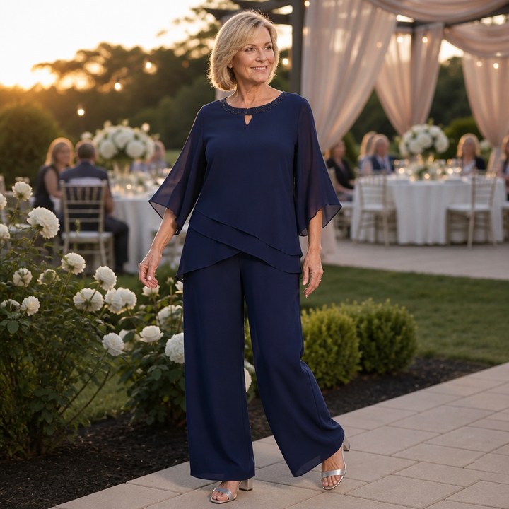 Solenne – The Pant Suit That Skips The Dress, Not The Elegance