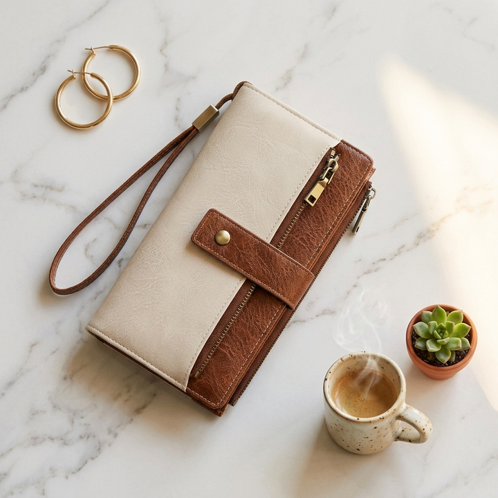 Tessara – Vintage RFID Trifold Wallet