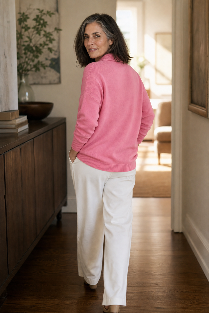 Wearbella – Collared Pullover Sweater