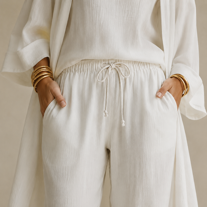Eloria – Women's Elegant 3-Piece Loungewear Set
