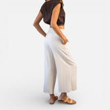 Laricci | Women’s Linen Capri Trousers