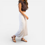 Laricci | Women’s Linen Capri Trousers