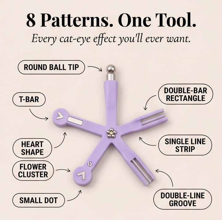 Lunavia – 8-in-1 Cat Eye Nail Magnet Tool