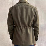 Colton | Men's Suede Hunting Jacket with Corduroy Trim