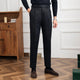 Ryan | Men's Wool Pleated Straight Trousers