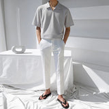 Harrison | Men's Oversize Polo Shirt with Button Collar