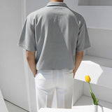 Harrison | Men's Oversize Polo Shirt with Button Collar
