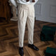Henry | Men's Corduroy Trousers with Pleats and Pockets