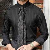 Nikolai | Men's Cotton Business Shirt with Slim Fit