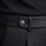 Ryan | Men's Wool Pleated Straight Trousers