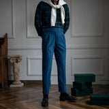 Henry | Men's Corduroy Trousers with Pleats and Pockets